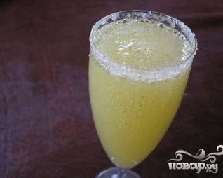 Коктейль Лимончелло с шампанским