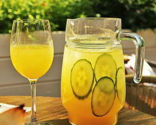 Огуречно-апельсиновый лимонад