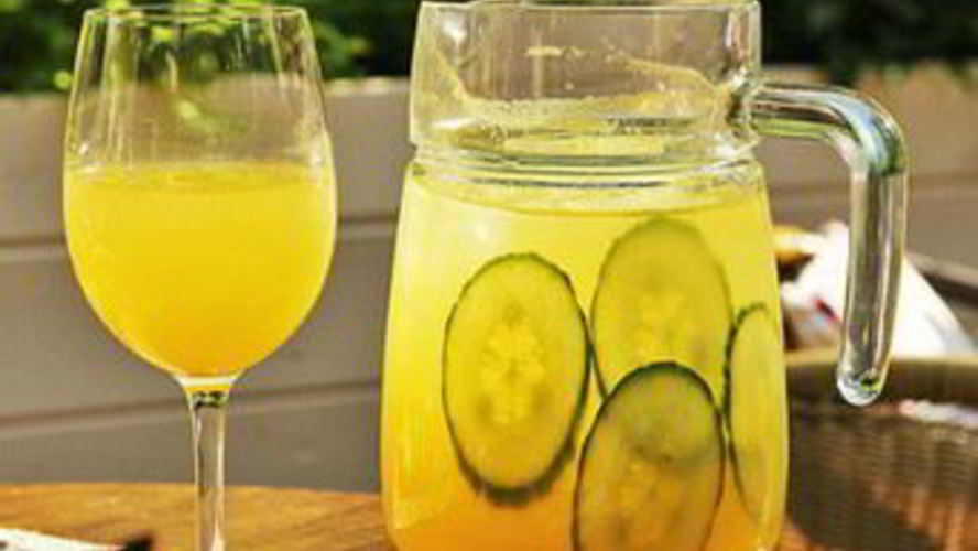 Рецепт огуречно-апельсинового лимонад