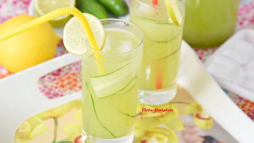 Рецепт огуречного лимонада