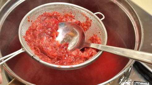 клюквенный морс