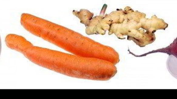 Рецепт Полезного коктейля из овощей, имбиря и яблока