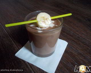 Бананово-шоколадный смузи Фуэртевентура