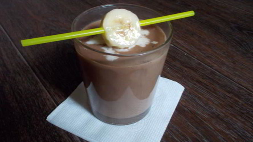 Рецепт бананова-шоколадного смузи фуэртевентура