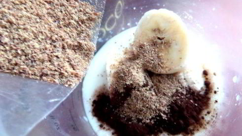 смузи лен с какао