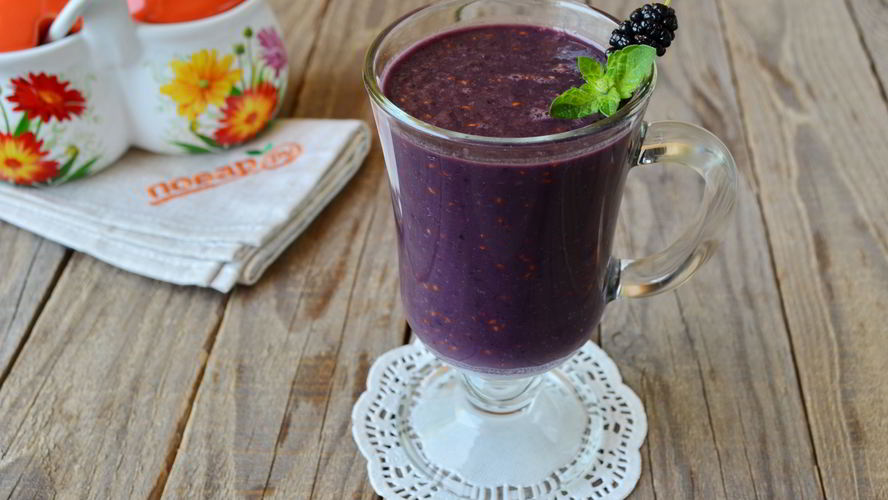 Рецепт смузей с шелковицей