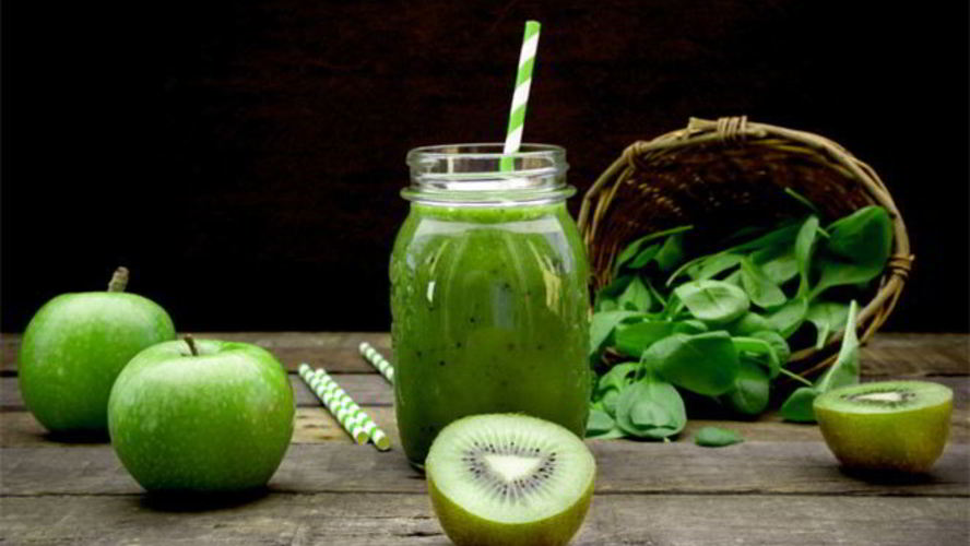 Рецепт смузей с зеленым чаем и яблоком