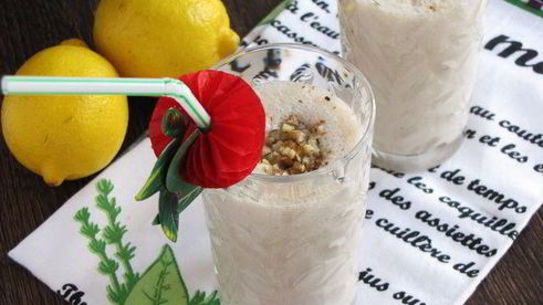 смузи в бананово-лимонном сингапуре