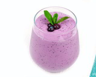 Ягодный смузи Черничный маффин