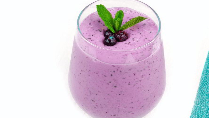 Рецепт ягодного смузи черничный маффин