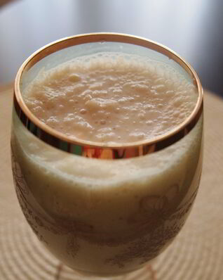 Яблочно-кефирный коктейль