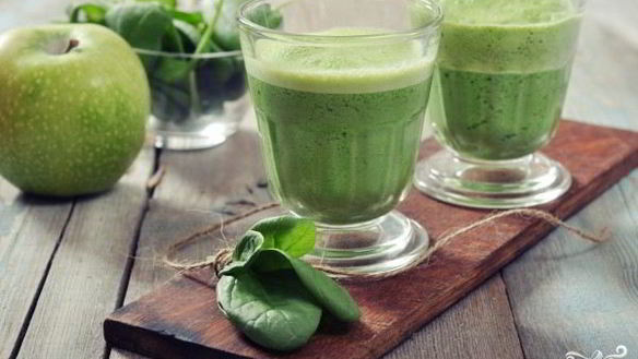 Рецепт Зеленого коктейля с черносливом