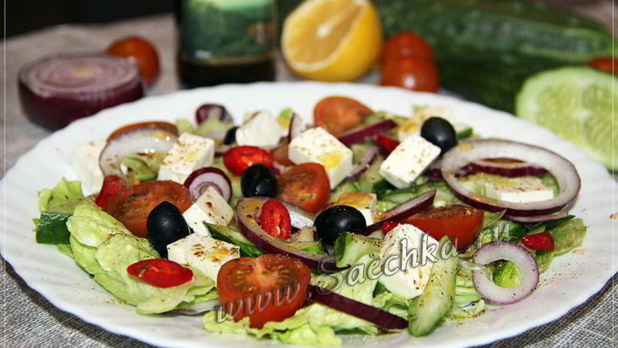 Рецепт греческого салата