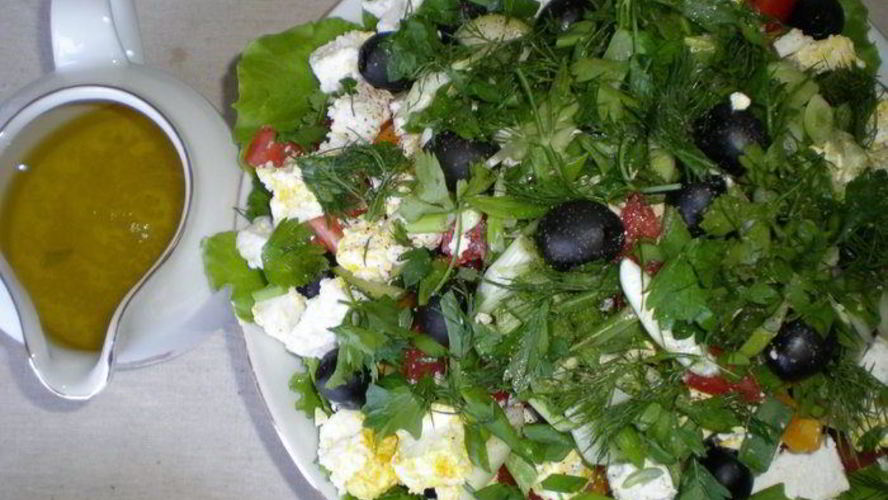 Рецепт салата греческого