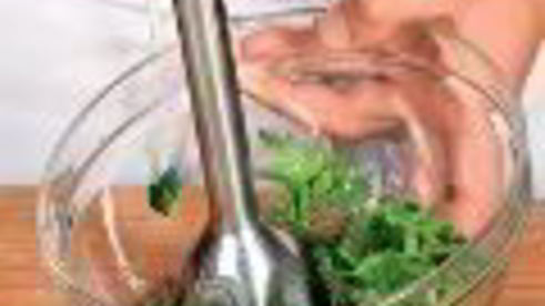 картофельный салат с грибами и печеным чесноком