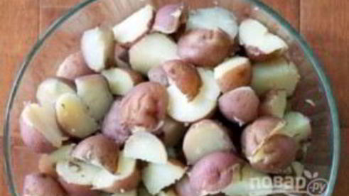 картофельный салат с сыром