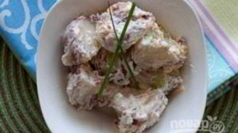 картофельный салат с сыром