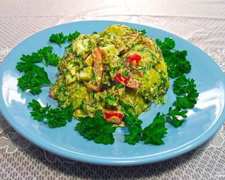 Картофельный салат с тунцом
