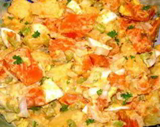 Картофельный салат с ямсом