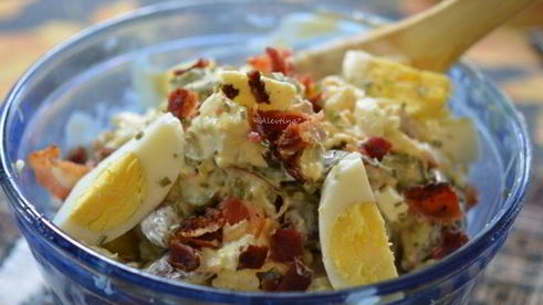 печеный картофельный салат