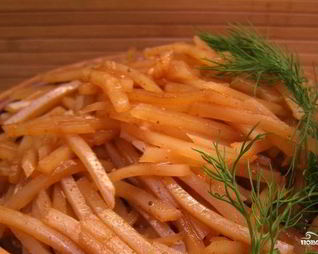 Салат картофельный корейский