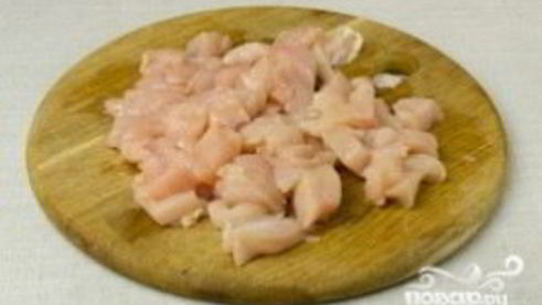 салат с картофелем и курицей