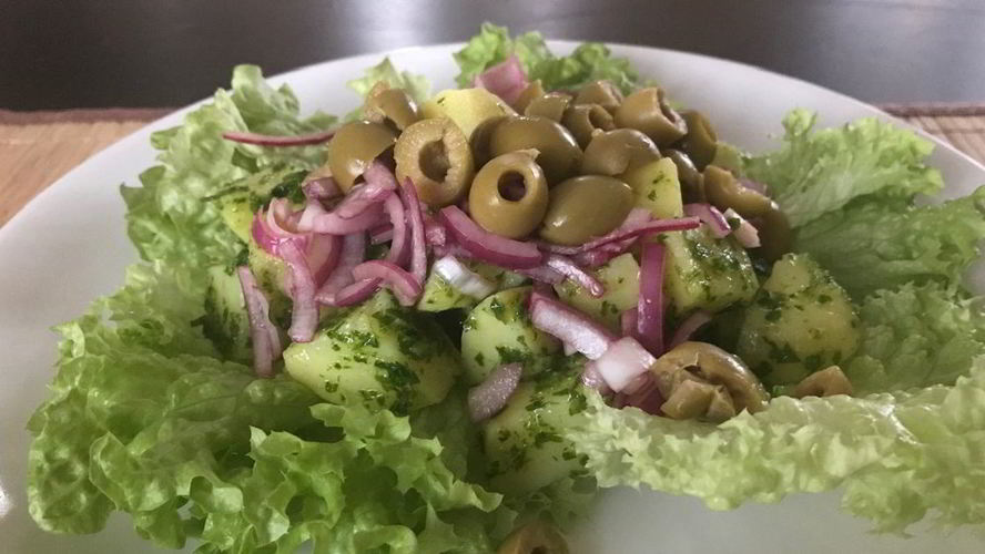 Рецепт салата с картофелем