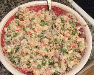 Салат с картошкой