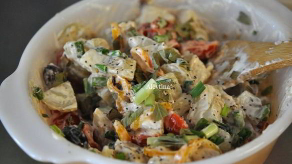 Рецепт Средиземноморского картофельного салата