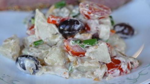 средиземноморский картофельный салат