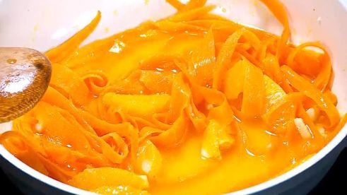 марокканский салат из кускуса, апельсина и моркови