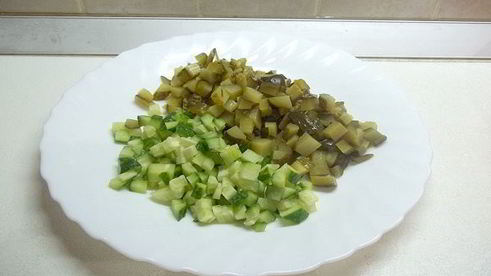 диетический салат оливье