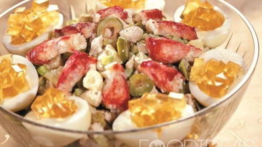 Рецепт французского салата оливье