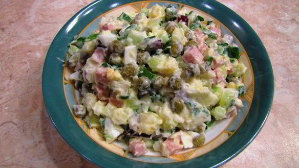 Рецепт Оливье, просто оливье