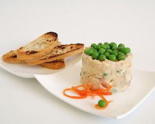 Оливье с горчичной заправкой