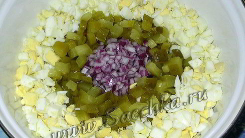 оливье с курицей