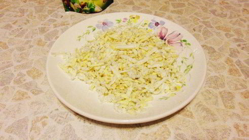 оливье с маринованными грибами