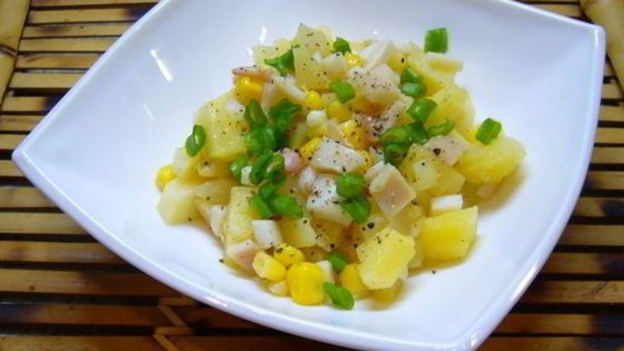 Рецепт постного салата оливье