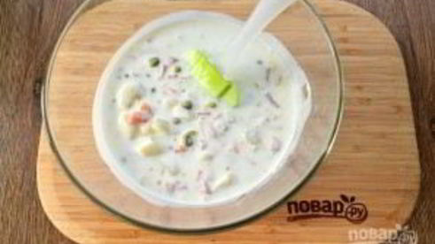 салат-желе оливье