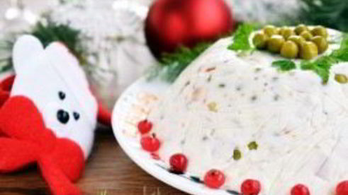 салат-желе оливье