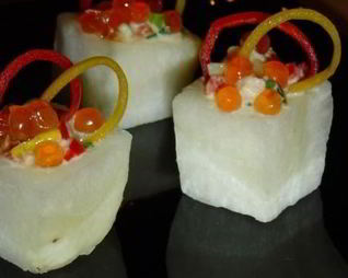 Порционный салат Льдинки