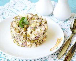 Рыбный салат Приятная гармония