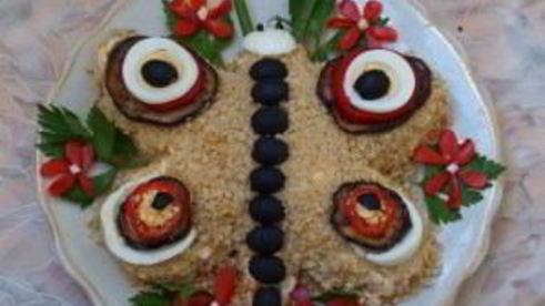 салат бабочка