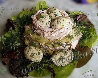 Салат Гнездо глухаря