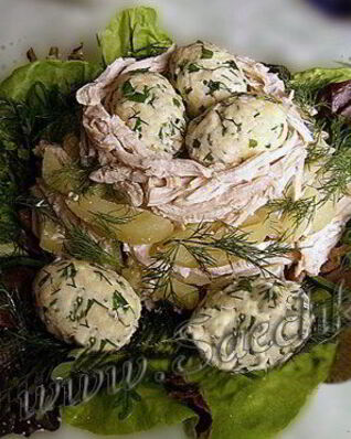 Салат Гнездо глухаря