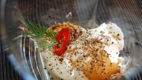 салат из авокадо с крабовыми палочками