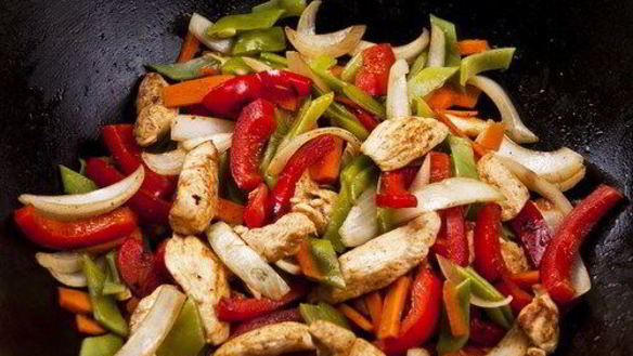 Рецепт Салата из овощей и грибов на гриле