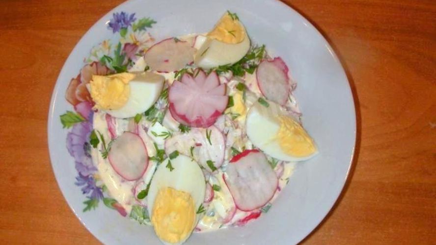 Рецепт салата из редиса