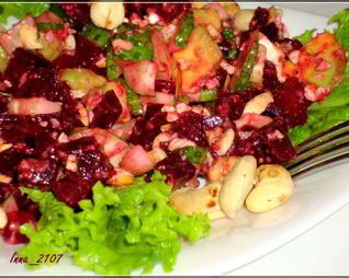 Салат из свеклы с авокадо