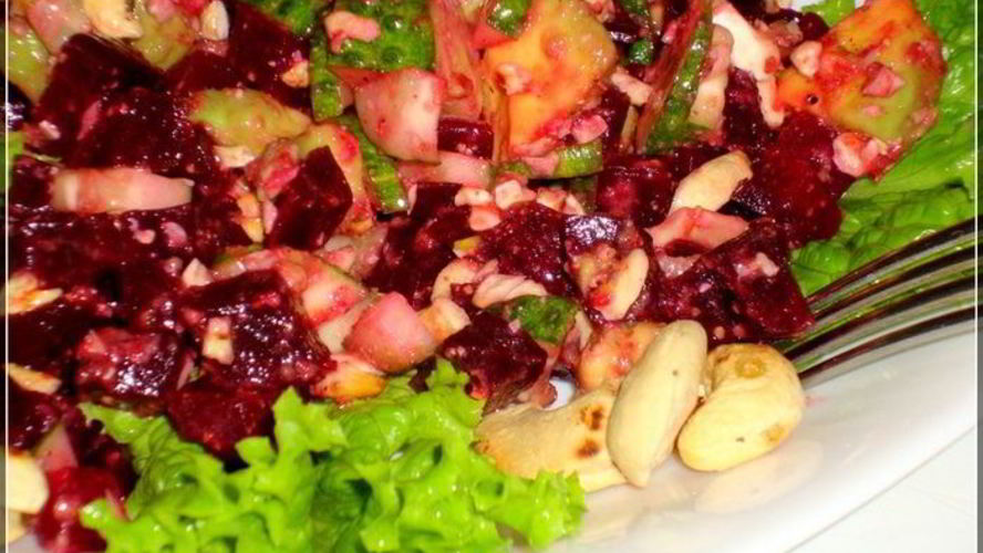 Рецепт салата из свеклы с авокадо